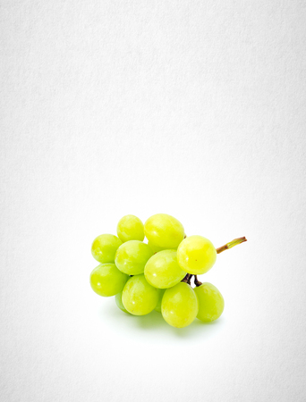 Grapes or green grapes on a backgroundの写真素材
