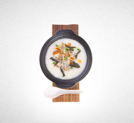 Porridge or Pork Porridge on a background