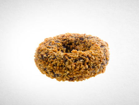 donut or fresh donut on a backgroundの写真素材