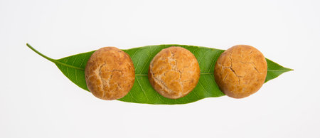 Peanut cookies or Chinese traditional peanut cookies on a background