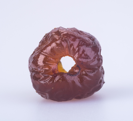 preserved fruits. chinese sugar date preserved fruits on the background.の写真素材
