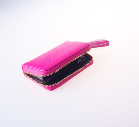 wallet woman isolated. wallet woman isolated on the blackground.の写真素材