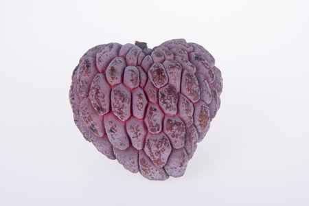 custard apple or custard apple fruit on the backgroundの写真素材