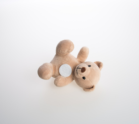 toy or toy bear on a backgroundの写真素材