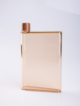 water bottle or empty plastic bottle on a backgroundの写真素材