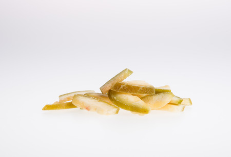 dried pomelo or dried fruits on a backgroundの写真素材