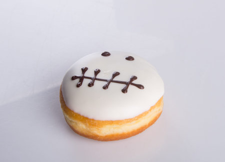 halloween donut on a background