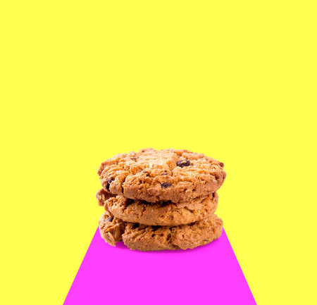cookies or butter cookies on a background