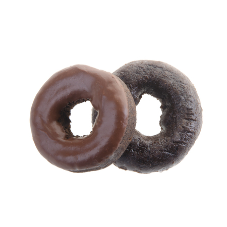 Donut or donut isolated on whiteの写真素材