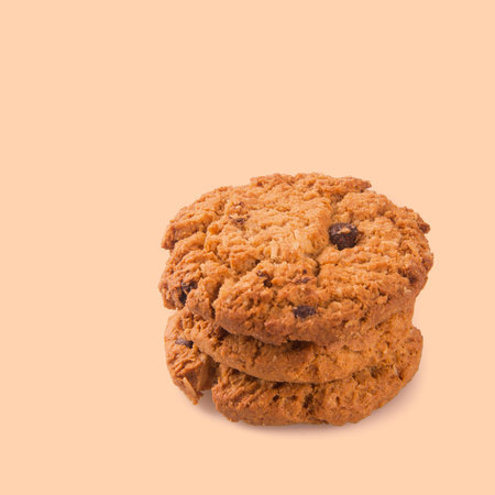 Cookies or Chocolate chips cookies with concept design