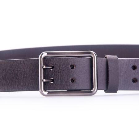 belt or brown colour belts on a background newの写真素材