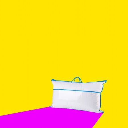 pillows or pillow bed on a background newの写真素材