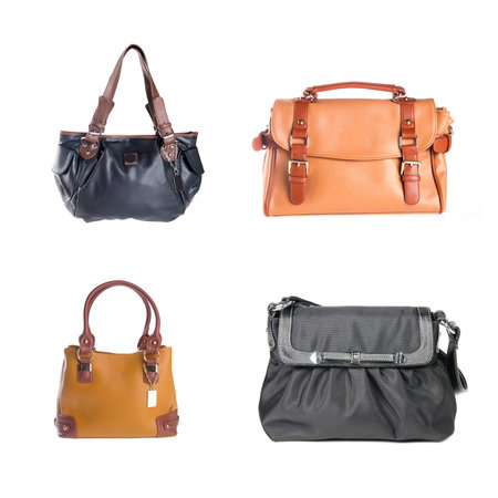 bag or women bag on a backgroundの写真素材
