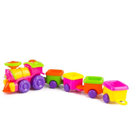 Toy or baby toys train concept on the background newの写真素材