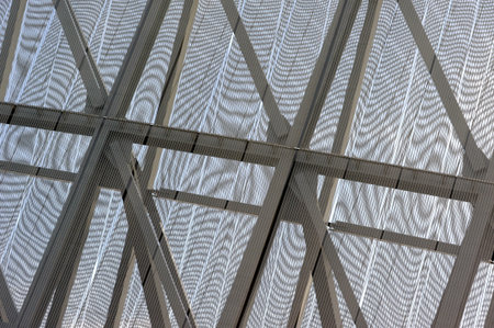Metal construction, a part of ski jumps tower