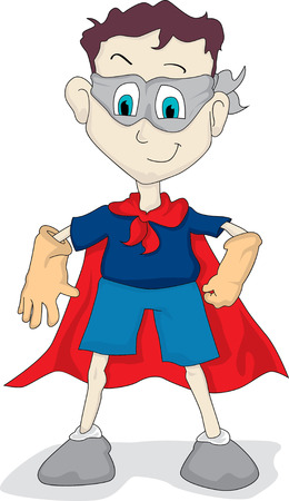 Little Hero Boyのイラスト素材