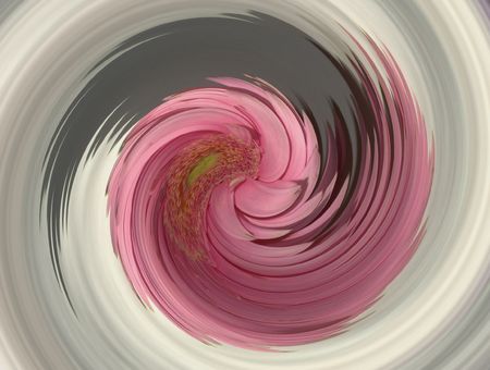 Gray & Pink Swirlの写真素材
