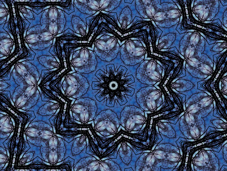 Black & Blue Star 2の写真素材