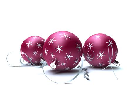 New year decoration PINKの写真素材