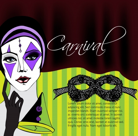 carnival backgroundのイラスト素材