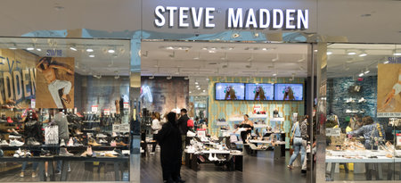 Philadelphia, Pennsylvania, May 19 2018: View at Steve Madden shop in the King of Prussia Mall. It...