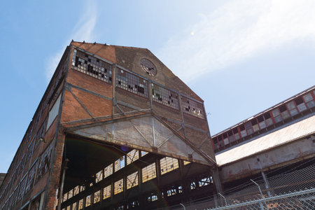 Abandoned steel plant Old Bethlehem Steel Plant in Bethlehem, Pennsylvania