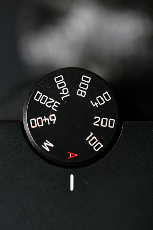 Princeton New Jersey October 17, 2019: Leica M10 silver on black background. - Imageのeditorial素材