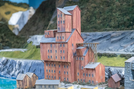 Flemington, NJ, United States. April 24, 2022: Northlandz is a model railroad layout and museum located near Flemington, New Jersey.のeditorial素材