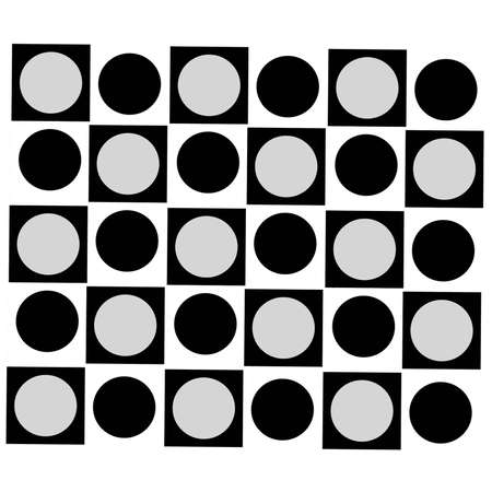 Simple black and white checkered abstract backgroundのイラスト素材