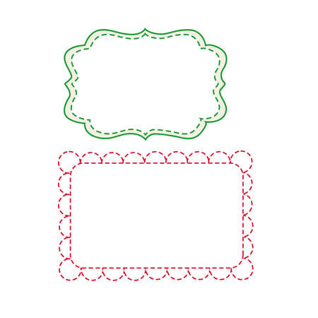 border templateのイラスト素材