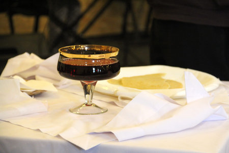 Holy communionの写真素材