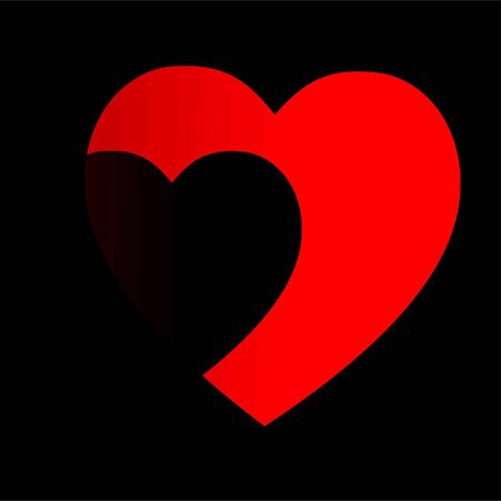 Valentine's Day. Colorful,multicolored  hearts. Vector illustration. Abstract. Loveのイラスト素材