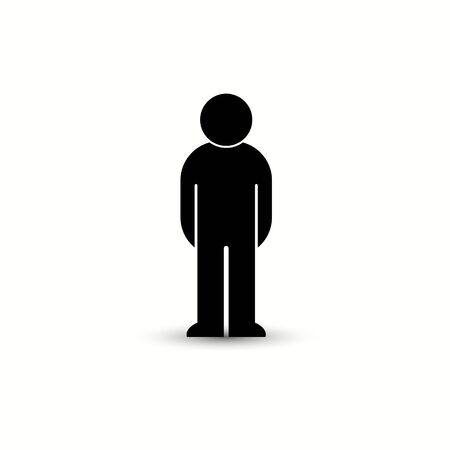 Pack of flat style people, family, couple, crowd icons isolated on white. Black infographics teamwork, leadership, personality, revolution, election, turn, administration, management concept. Vectorのイラスト素材