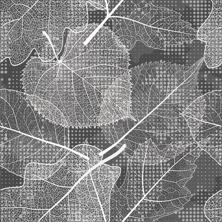 Seamless pattern with leaves. Vectorのイラスト素材