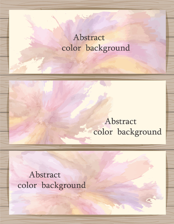 Set of abstract color backgrounds.Vector illustration, EPS 10のイラスト素材