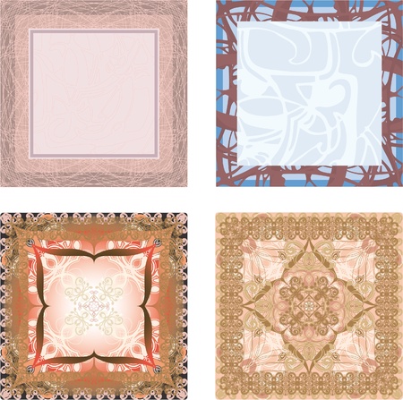 elements for designing, creating borders, frames and backgrounds.のイラスト素材