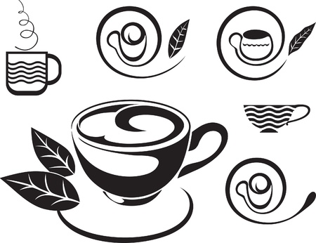 A cup of tea. Sign のイラスト素材