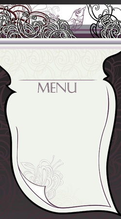Making the page restaurant menu のイラスト素材