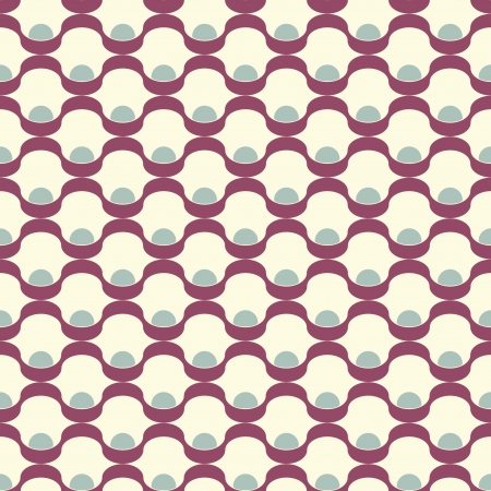Seamless inlay of wavy lines  Vector mesh pattern のイラスト素材