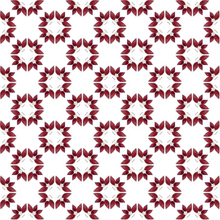 watercolor Seamless pattern of holly berriesの写真素材