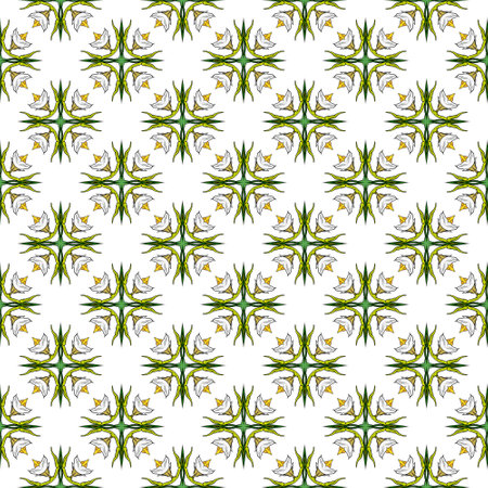 Spring flowers collection of seamless pattern drawing 39の写真素材