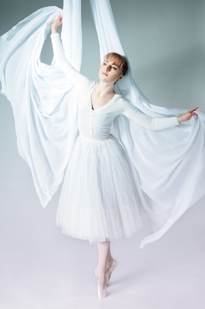 portrait of a ballerinaの写真素材