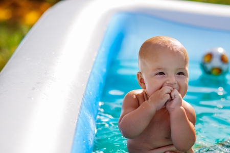 Cute liltle babyの写真素材