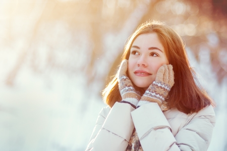 Portrait of a beautiful young womanの写真素材