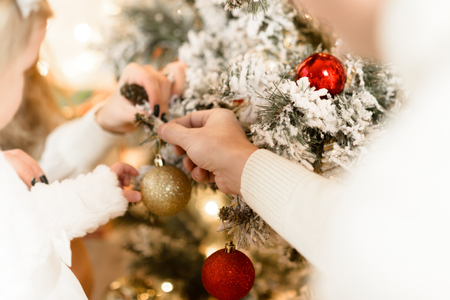 family, x-mas, winter holidaysの写真素材