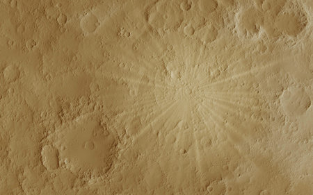 Mars  Scientific illustration - texture of far away planet  in deep space