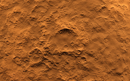 Mars  Scientific illustration - texture of far away planet  in deep spaceの写真素材