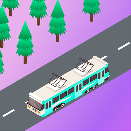 Vector trasportation illustration. Icons of transport. Travel design, isolated image of vehicle. Traffic and speed conceptのイラスト素材