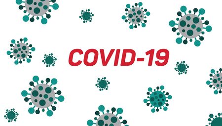 Coronavirus COVID-19. Vector illustration.のイラスト素材