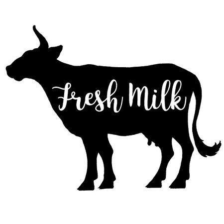 Cows head. Natural Milk. Dairy farm. Vintage vector engraving illustration for label, poster. Isolated on white backgroundのイラスト素材